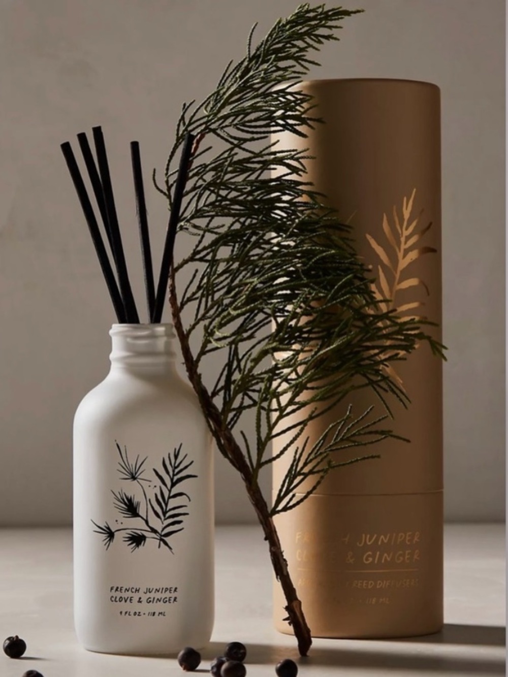 Free People Apothecary Reed Diffuser French Juniper, Clove, Ginger - NWT